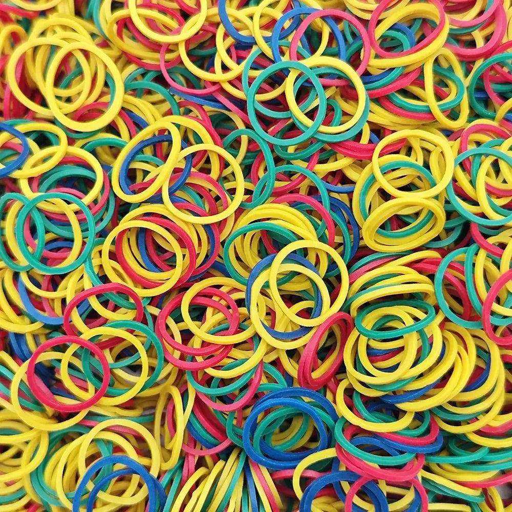 1000 pieces/lot Elastic Rubber Band For Small Dog High Elasticity Dog Hair Accessories Colorful Pet Hair Band Diameter 0.59 inch - petguardiansupplies