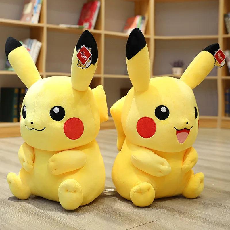 Pokemon Kawaii Pikachu Cute Stuffed Toys Cartoon Plush Dolls Anime Throw Pillow Birthday Christmas Gift For Kids Friends Boys - petguardiansupplies