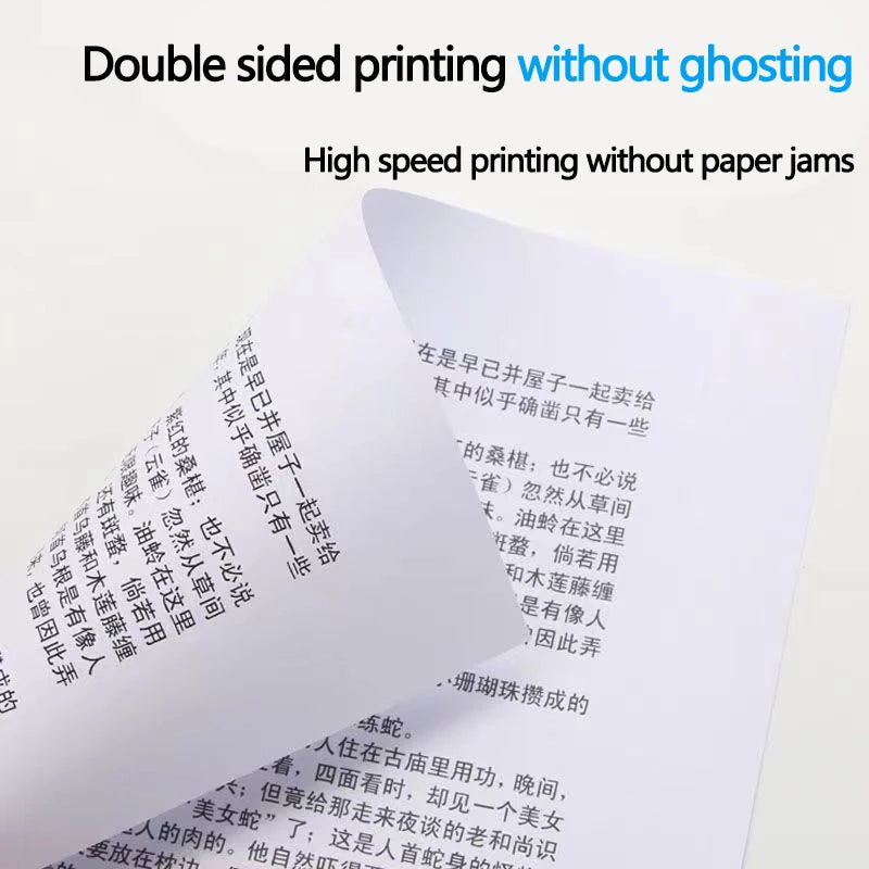 100pcs/lot A4 White Printer Paper Office Suppliesdraft Multi-purpose Business Printing Information Draft Wood Pulp Copy Papers - petguardiansupplies