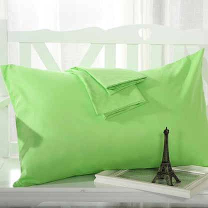 1pc 100% Cotton Pillowcase Soft Pure Egyptian Cotton 400 Thread Count Solid Color Pillow Cover Multi-color Travesseiro 48*74cm - petguardiansupplies