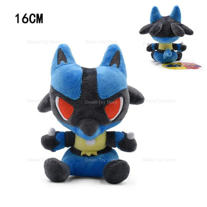 12 Styles Pokemon Plush Shinx Litwick Furret Mew Cubone Snorlax Gyarados Lucario Stuffed Peluche Dolls Christmas Best Gift Toys - petguardiansupplies