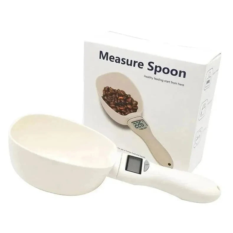 Pet Food Measuring Spoon Scale, Kitchen Digital Food Measuring Spoon, Suitable for Cat and Dog Food Measuring Spoon - petguardiansupplies