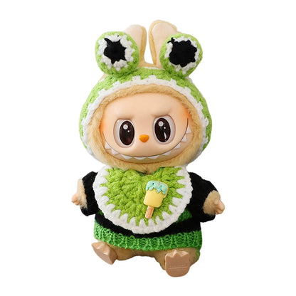 Labbubu Mini Plush Doll Clothes Outfit Accessories For Labubu Cute Decoration - petguardiansupplies