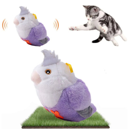 Chirping Toy, Interactive Cat Bird Toys Funny Squeak Kitten Toy - petguardiansupplies