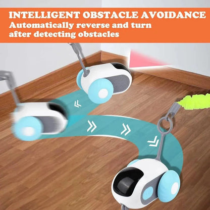 Smart Cat Toy 2 Modes Automatic Moving Remote Controlled Toy Car for Cats Dogs Interactive Playing Kitten Training Pet Supplies - petguardiansupplies