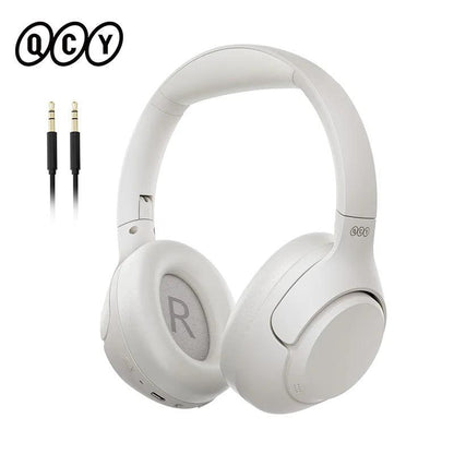 QCY H3 ANC Wireless Headphones Bluetooth 5.4 Hi-Res Audio Over Ear Headset 43dB Hybrid Active Noise Cancellation Earphones 60H - petguardiansupplies