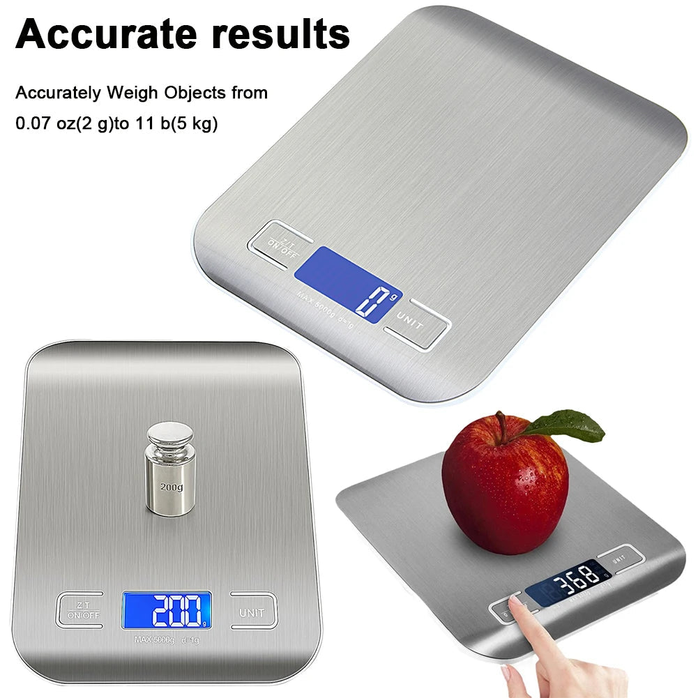 5Kg Kitchen Digital Scale LCD Display Mini Precision Weight Scale 0.1g Food Balance Measure Tools Cooking Baking Measuring Tools - petguardiansupplies