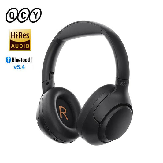 QCY H3 ANC Wireless Headphones Bluetooth 5.4 Hi-Res Audio Over Ear Headset 43dB Hybrid Active Noise Cancellation Earphones 60H - petguardiansupplies