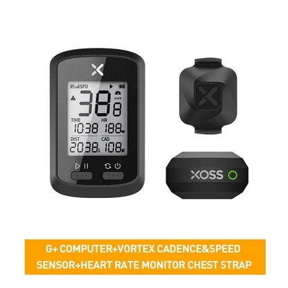 XOSS G Plus Cycling Computer Bluetooth ANT+ Sensors Bike Odometer Wireless Bicycle Speedometer Riding Tracker - petguardiansupplies