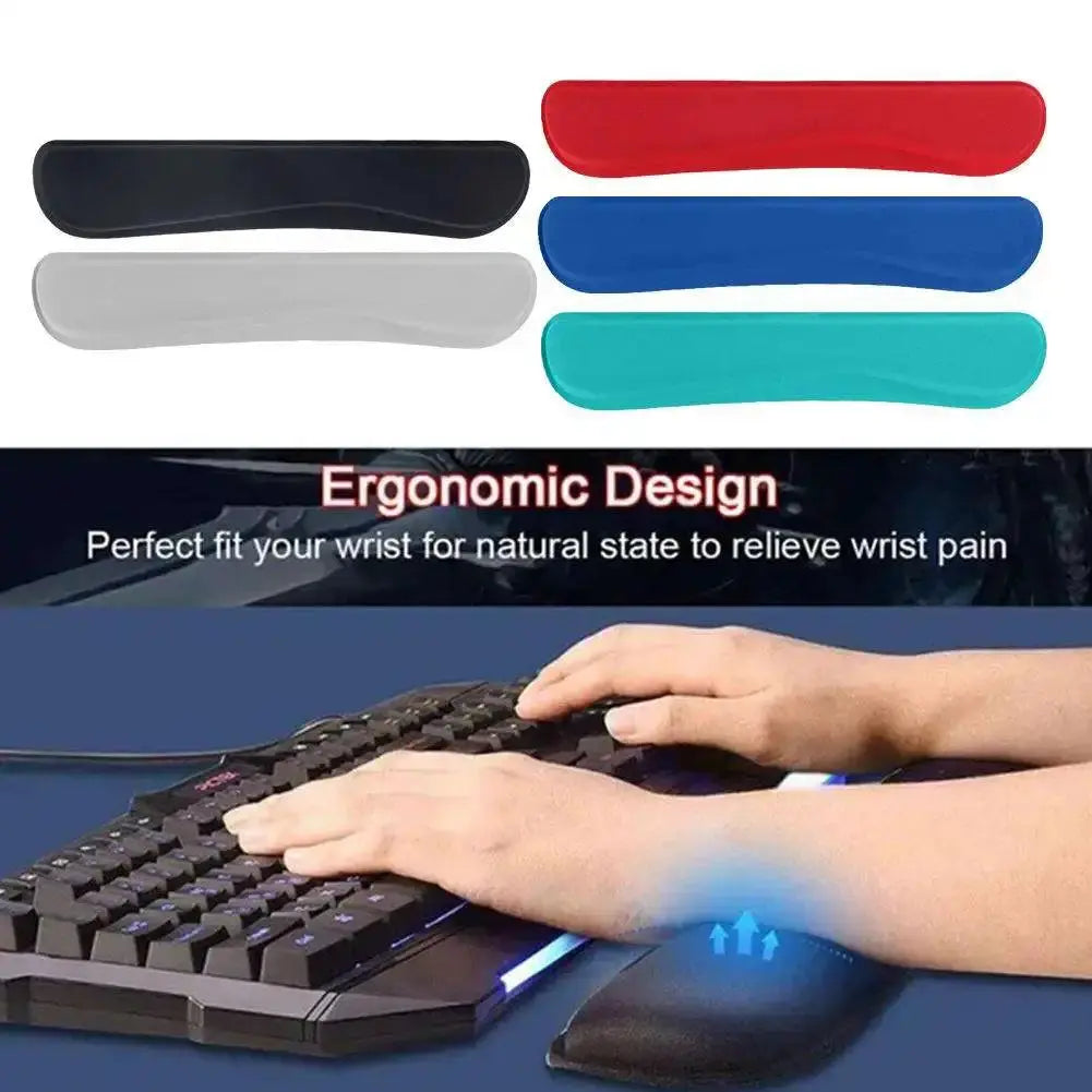 Keyboard Wrist Rest Pad Mouse Pad Memory Foam Superfine Fibre For  Computer Gaming Keyboard Raised Platform Hands - petguardiansupplies