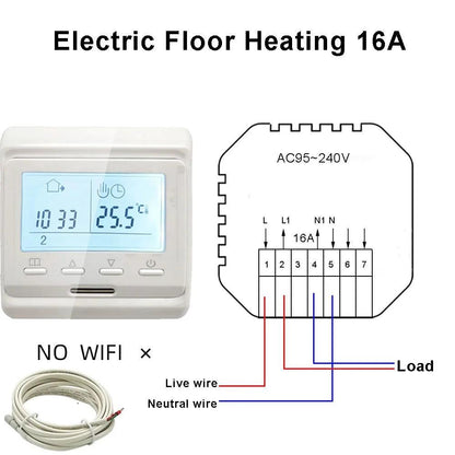 MINCO HEAT Programmable Tuya Smart WiFi Thermostat Electric Heating Warm Floor Temperature Controller - petguardiansupplies