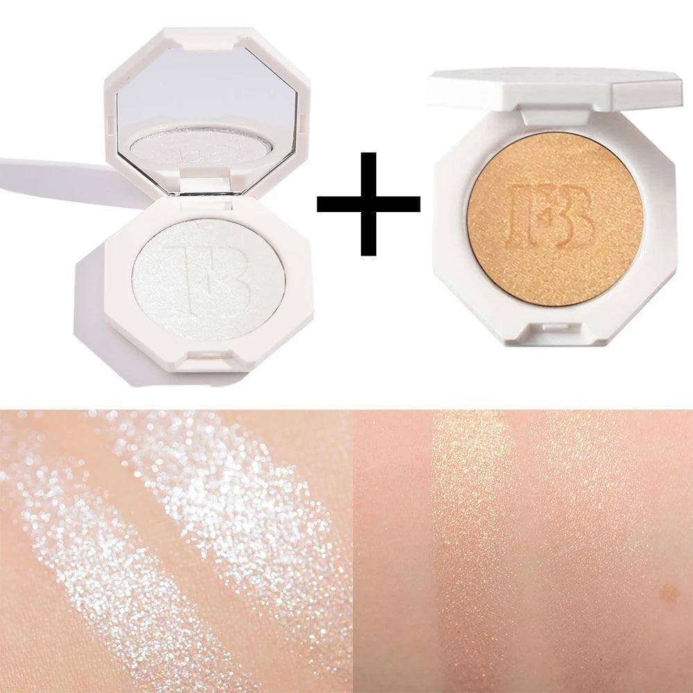 High Glitter Killawatt Freestyle Highlighter Diamond bomb fenty Makeup Palette Face Highlight Platinum Shimmer 0.09oz/2.5g - petguardiansupplies