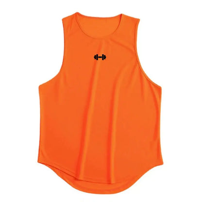 Summer Men's Gym Tank Top Fitness Training Clothing Quick-drying Loose Bodybuilding Sleeveless Shirt Men Fashion Basketball Vest - petguardiansupplies