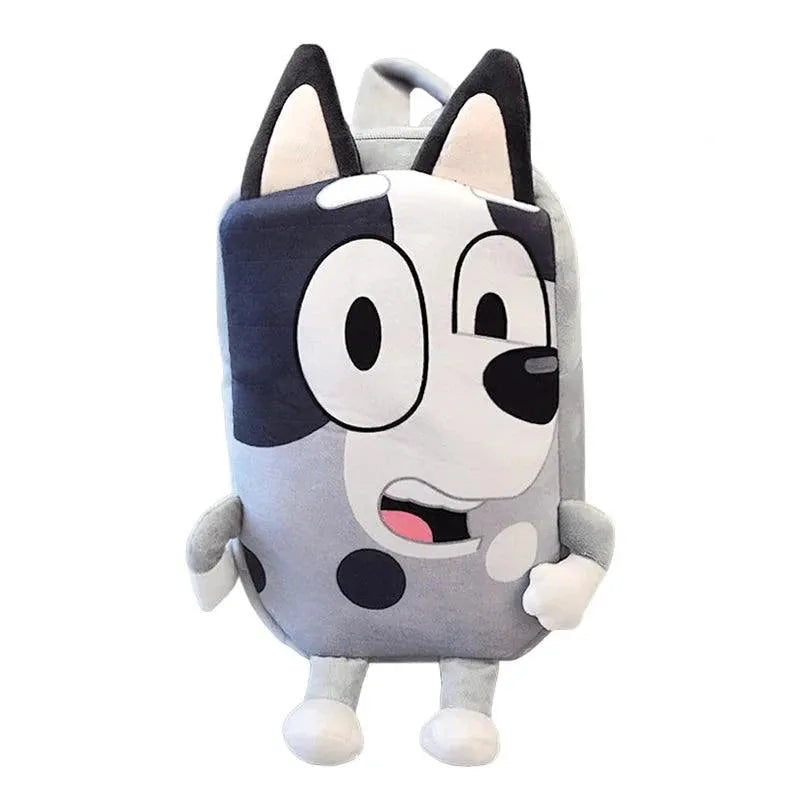 Bluey Family Cosplay Kindergarten Child Cartoon School Bag Bluebin Dog Backpack Kawaii Bluey Orange Dog Children's Backpack Toys - petguardiansupplies