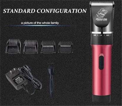 BaoRun P6 Professional Dog Hair Trimmer Rechargeable Pet Cat Grooming Clipper Shaver Low-noise Electric Cutters Haircut Machine - petguardiansupplies