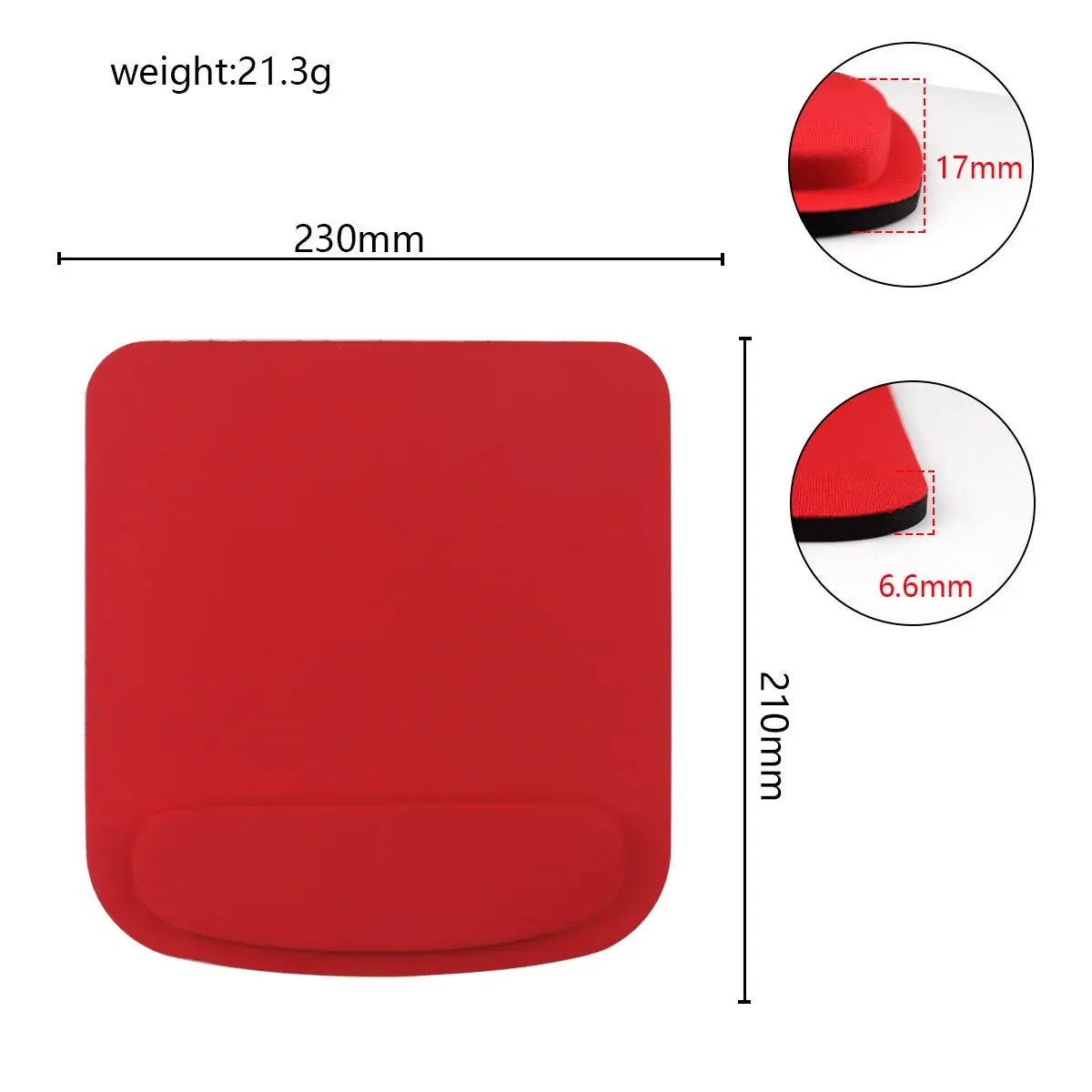 Computer Game Mouse Pad Environmental Eva Ergonomic Mousepad Wrist Pad Solid Color Comfortable Mouse Mats For Office Accessories - petguardiansupplies