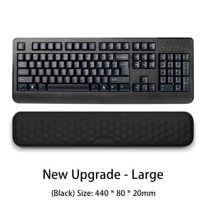 Keyboard mouse wrist rest ergonomic office typing protect relax wrist memory foam mouse pad computer notebook mouse pad - petguardiansupplies