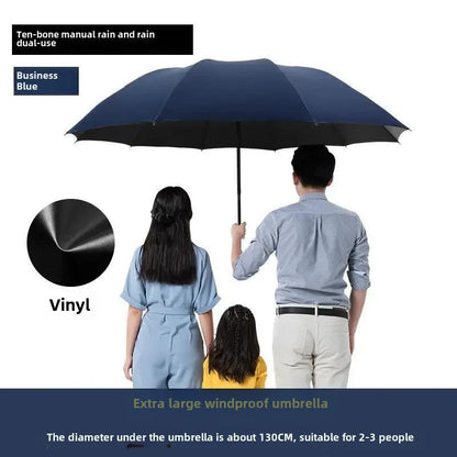 Large Foldable Umbrella Sunshade For Women Durable Umbrella Rain Sun Protection Advertising - petguardiansupplies