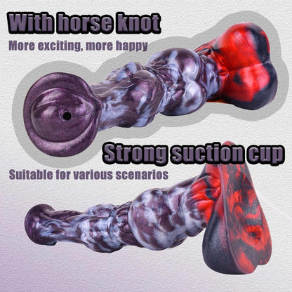 NYOTA Large Knot Anal Plug Squirting Dog Dildos For Women Men Anus Dilator Vagina Masturbator Silicone Penis Adult Erotic Toy - petguardiansupplies