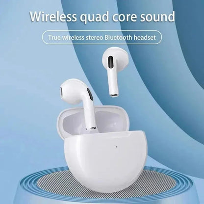 Pro 6 TWS Bluetooth Earphones for iPhone Wireless Bluetooth Headset Noise Cancelling Earbuds with Mic Pro6 Wireless Headphones - petguardiansupplies