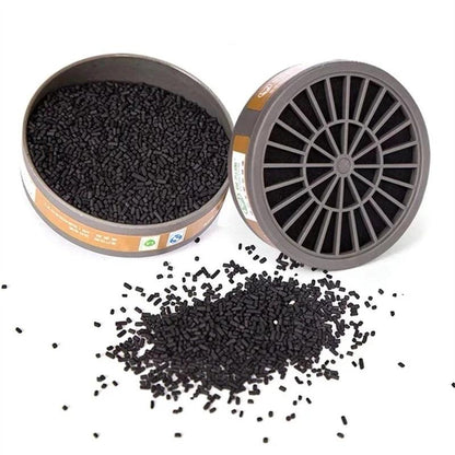 1pc Smoke mask with activated carbon filter, protection against dust, paint, chemicals, toxic gases - petguardiansupplies