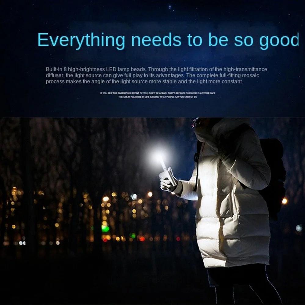 Aswesaw Mini USB LED Table Lamp Portable Reading Desk Light For Camping Power Bank Notebook 8Leds Book Night lights Flashlight - petguardiansupplies