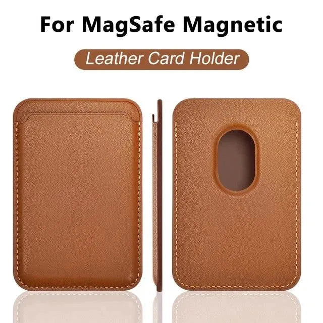 For Magsafe Magnetic Wallet Phone Case For iPhone 14 13 12 Pro Max Leather Card Holder Bag For iPhone 13 mini Cover Accessories - petguardiansupplies