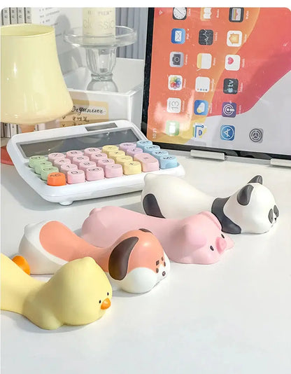 New Cute Animal Wrist Rest Mouse Pad Support Ergonomics Memory Foam Desktop Computer Laptop  Arm Rest Cat Dog Duck Panda Toys - petguardiansupplies