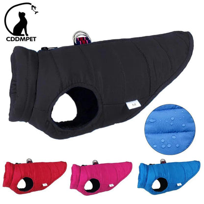 Waterproof Pet Jacket Winter Warm Dog Clothes for Small Dogs Puppy Cat Vest Chihuahua Costume Pug Poodle Yorkie Schnauzer Coats - petguardiansupplies