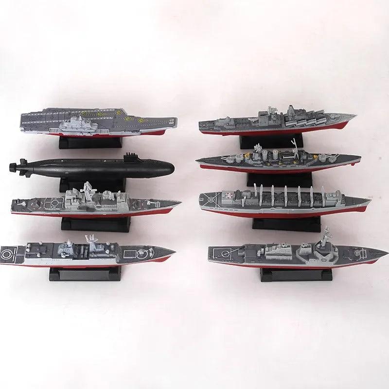 4D Assembled Ship Model Liaoning Battleship Modern Class Battleship Aircraft Carrier Model Military Warship Model Toy - petguardiansupplies