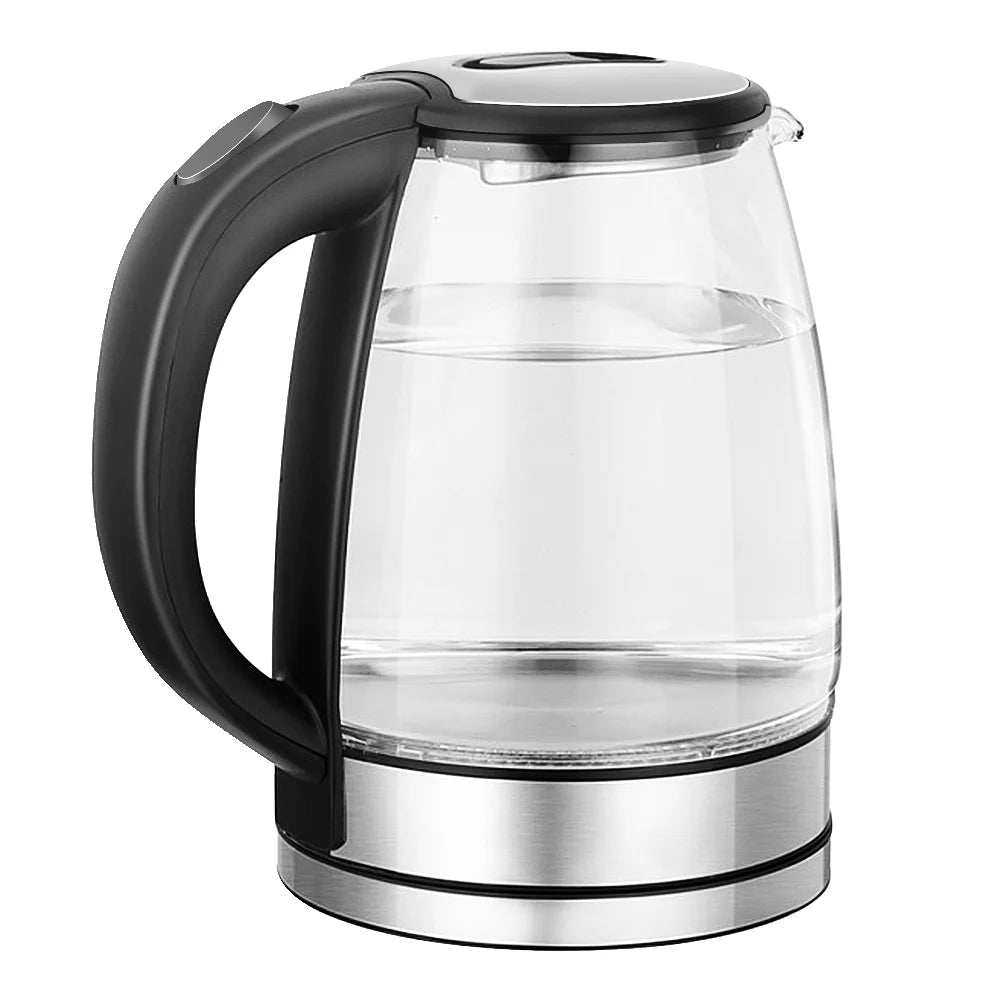 220V 1.8L Electric Kettle Glass Tea Kettle 1500-1800W Water Boiler Home Kitchen water heater,Dry Boiling Protection - petguardiansupplies