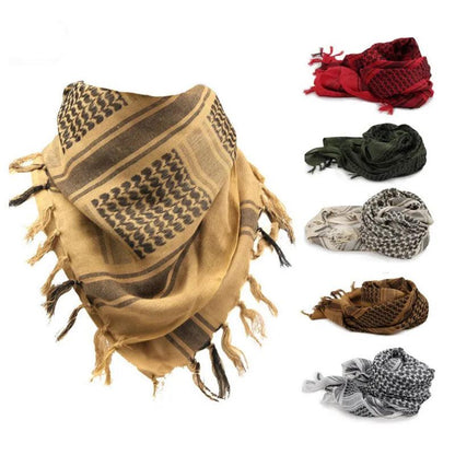 Special Forces Free Variety Turban Jacquard Scarf Thickening Outdoor Arabic Square Magic Outdoor Scarf Shawl CS Decorative Scarf - petguardiansupplies