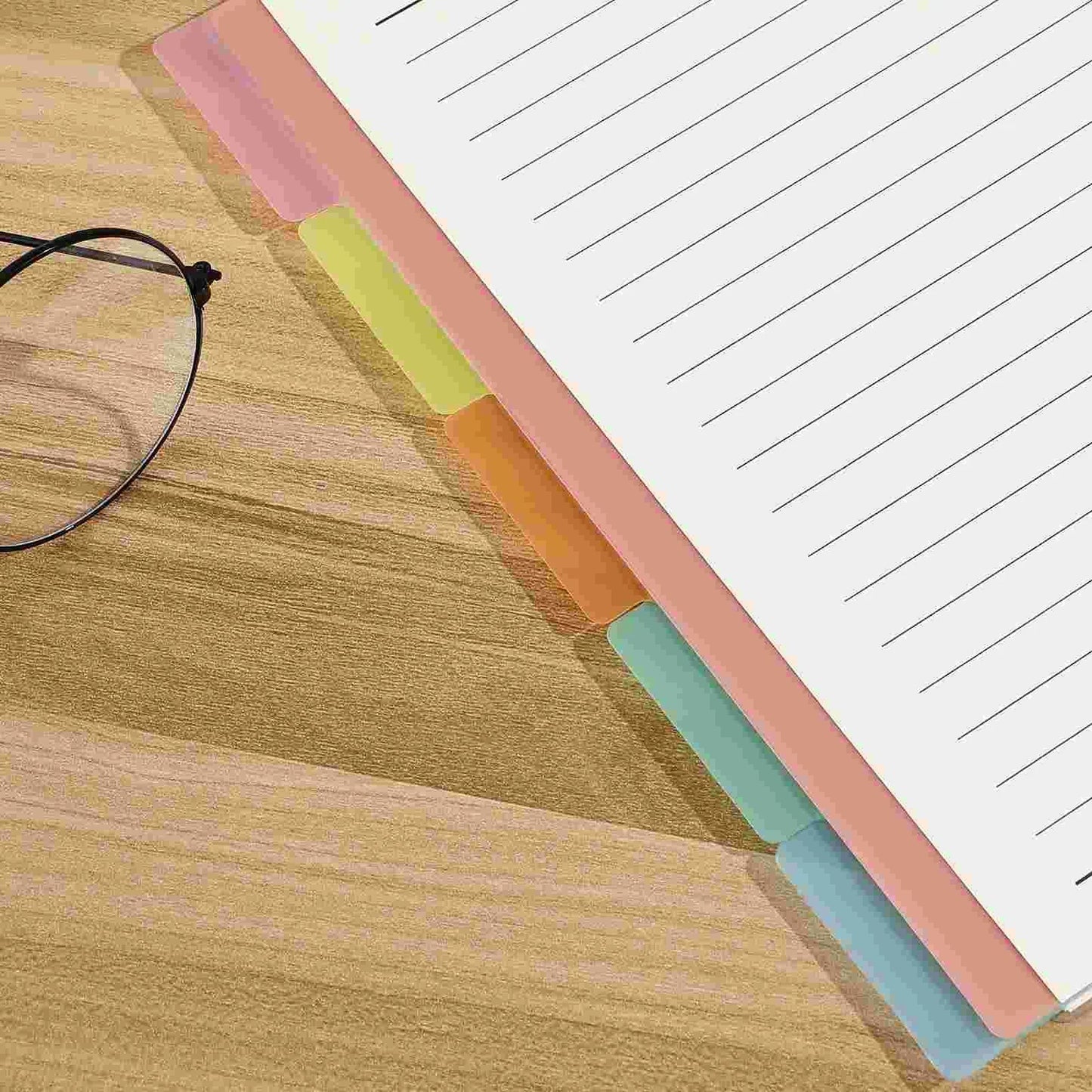 10 Pcs Divider Index Board Dividers Labels Binder for Notebook Page 6 Ring with Pockets File Folder Tabs Binders Cute Office A5 - petguardiansupplies