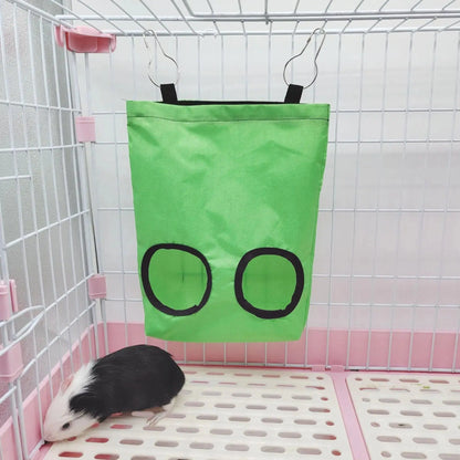 Hay Rabbit Distributor Hay Food Bag for Rabbits Large Hay Feeder Guinea Pig Small Anima Cage Assessories Bunny Hay Feeding Sack - petguardiansupplies