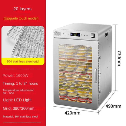 12th, 16th, 20th, and 25th floors fruit dehydrator multifunctional intelligent fruit air dryer - petguardiansupplies