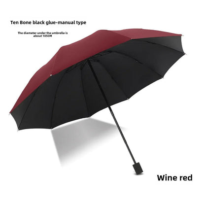 Large Foldable Umbrella Sunshade For Women Durable Umbrella Rain Sun Protection Advertising - petguardiansupplies