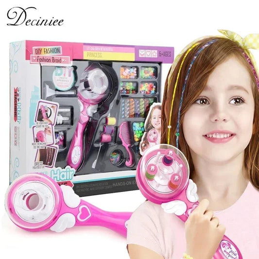 Electric Automatic Hair Braider DIY Braiding Hairstyle Tools Twist Braider Machine Hair Braid Weave Toys For Girl Child Gifts - petguardiansupplies