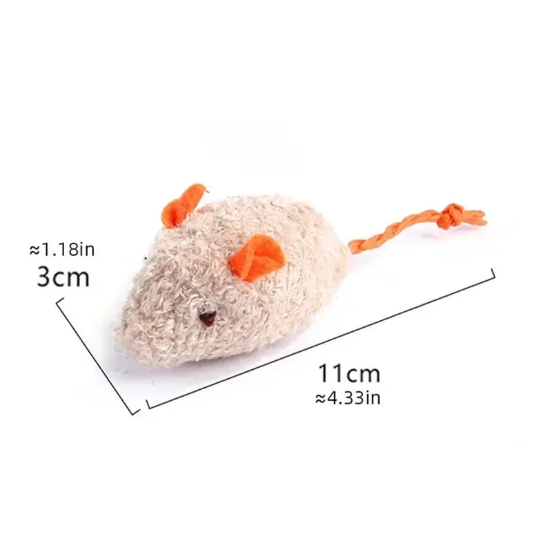 Cat Toy Plush Mouse Cute Modeling Bite-resistant Kitten Catnip Toy Universal Fun Interactive Entertainment Pet Supplies - petguardiansupplies