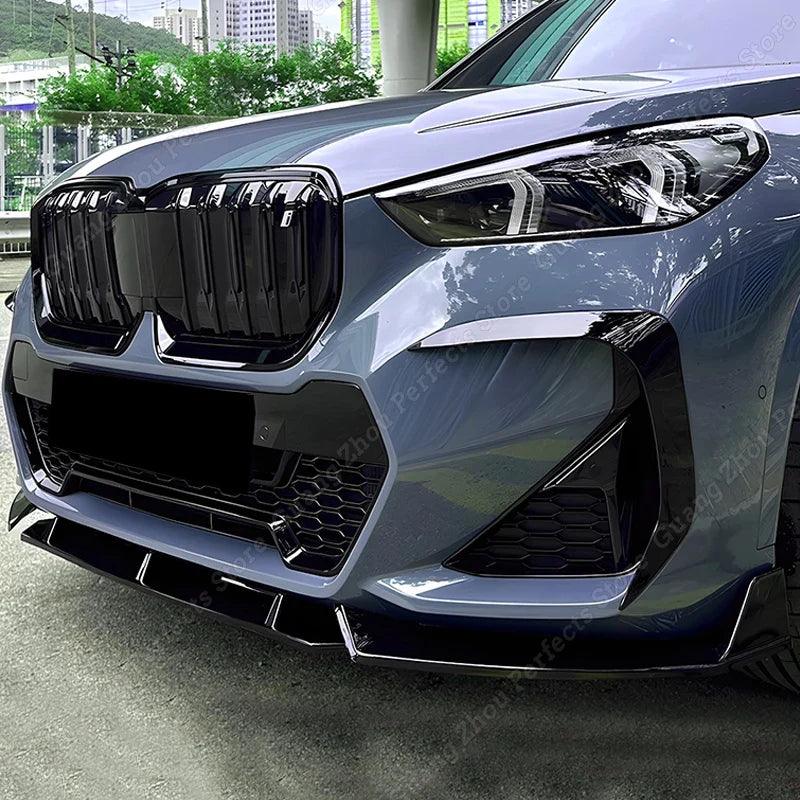 For BMW X1 IX1 U11 2022-2023 High Performance Car Front Bumper Splitter Lip Spoiler Diffuser Cover Trim Body Kits Accessories - petguardiansupplies