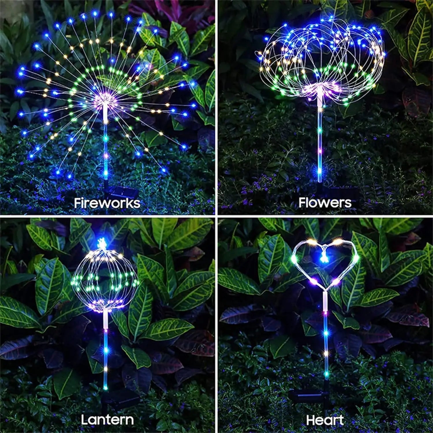 Solar LED Firework Lights Outdoor Garden Lights - petguardiansupplies