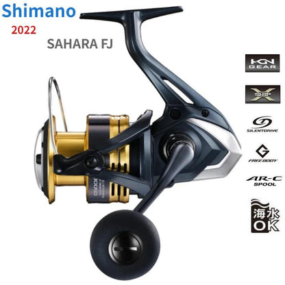 2022 Shimano SAHARA FJ 500 1000 C2000S C2000SHG 2500 2500SHG C3000 C3000DH 4000 4000XG C5000XG Spinning Fishing Saltwater - petguardiansupplies