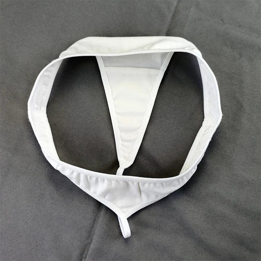 2PCS Classic Black White Cotton Thong Women Sexy T-back Panties Plus Size String Underwear Ladies Seamless Sports Lingerie - petguardiansupplies