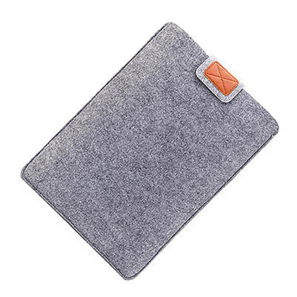 Felt Sleeve Slim Tablet Case Cover Bag for MacBooks Air Pro 11 13 15 Inch Solid Color Tablet Storage Bag - petguardiansupplies