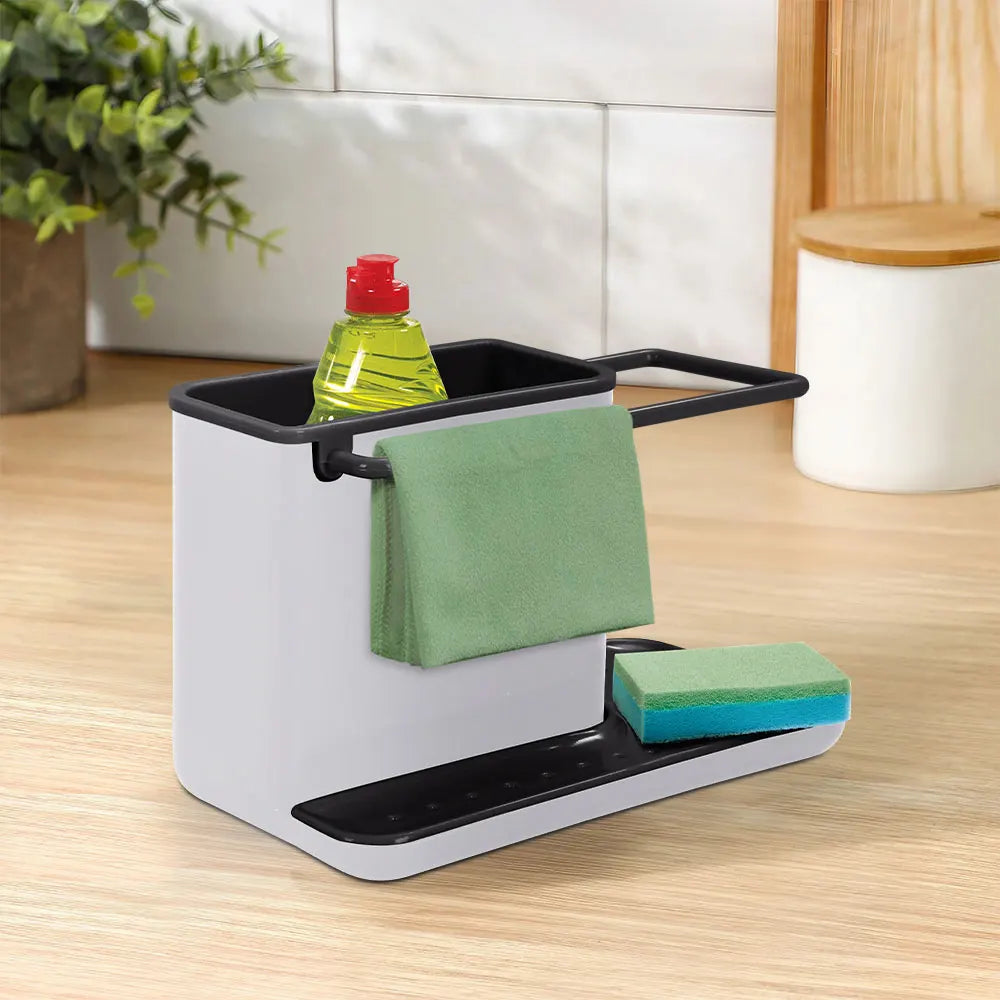 Kitchen Sponge Cloth Holder Sink Caddy Organiser - petguardiansupplies