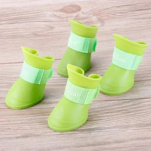 Hot Sale Summer Pet Dog Shoes Waterproof Pet Rain Shoes for Dog Puppy Rubber Boots Durable Shoes - petguardiansupplies