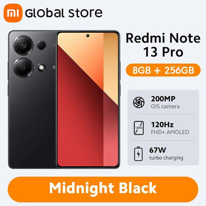 New Global Version Xiaomi Redmi Note 13 Pro 4G Smartphone MTK Helio G99-Ultra 6.67" AMOLED display 67W Turbo Charge with 5000mAh - petguardiansupplies