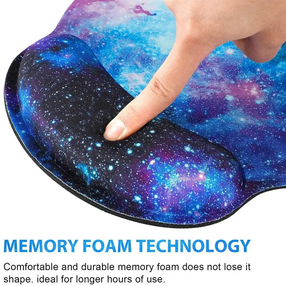 Silicone Wrist Rest Mouse Pad Ergonomic Hand Support Non Slip Gaming Mice Mat Soft Mousepad For Desktop PC Laptop Computer - petguardiansupplies