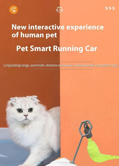 Remote Smart Cat Toys Remote Control Interactive Cat Car Toy USB Charging Automatic Self-moving Teasing Cat Stick Pet Supplies - petguardiansupplies