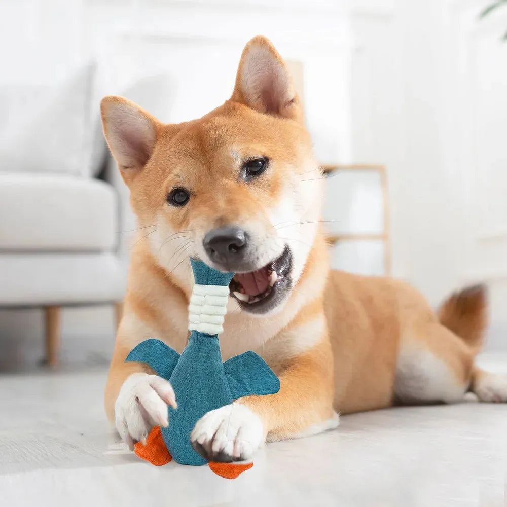 Pet Toys Geese Sound Bite Resistant Teeth Grinding Teeth Cleaning Dog Cat Pet Supplies - petguardiansupplies