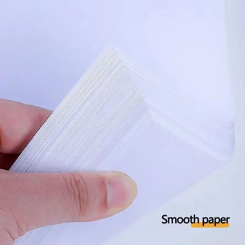 100pcs/lot A4 White Printer Paper Office Suppliesdraft Multi-purpose Business Printing Information Draft Wood Pulp Copy Papers - petguardiansupplies